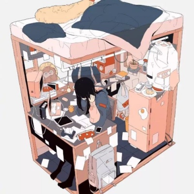 卡通男女电筒404错误页面动画